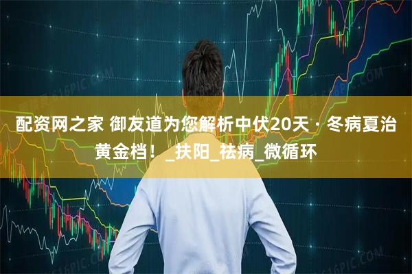 配资网之家 御友道为您解析中伏20天 · 冬病夏治黄金档!_扶阳_祛病_微循环
